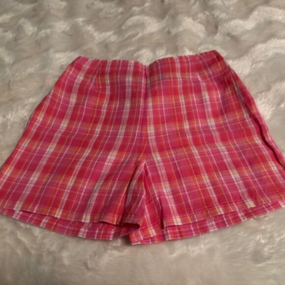 ☀️ 3/$25 Wardrobe Essentials Plaid Shorts Girls Size 5 - Picture 5 of 9